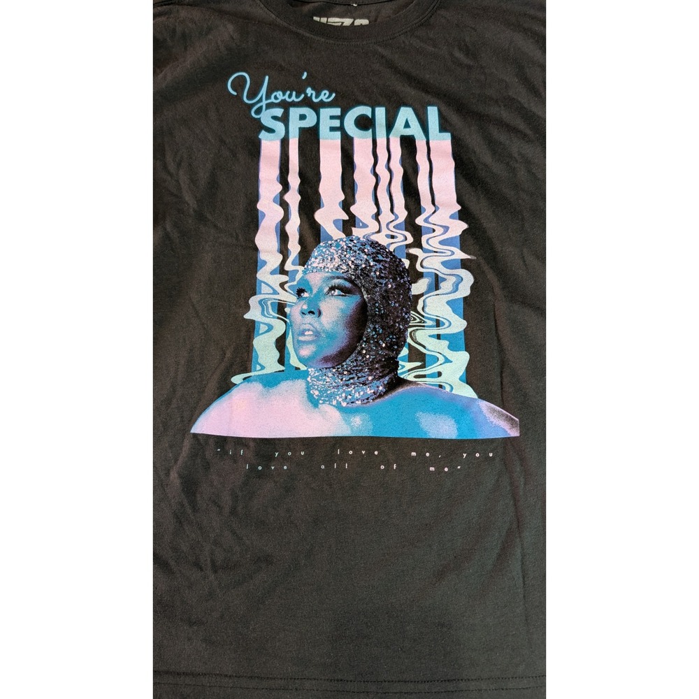 Lizzo You're Special Graphic T Shirt Black Music‎ Band Tee Small S New with tags - Picture 2 of 9